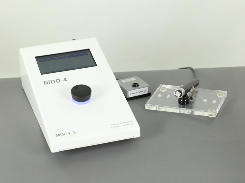 Corneometer und Sebumeter zur Bestimmung von Basis-Hautparametern